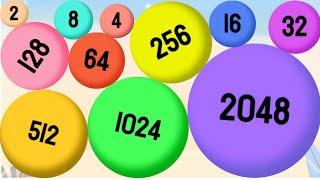 BALL MERGE 3D - ASMR Gameplay (Balls Evolution Math, Level Up Jelly Balls 2048)