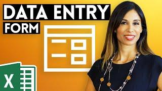 SUPER EASY Excel Data Entry Form (NO VBA)