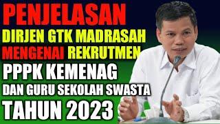 INFO  REKRUTMEN PPPK  KEMENAG DAN GURU SEKOLAH SWASTA 2023 #kemenag #pppkkemenag #infopppk