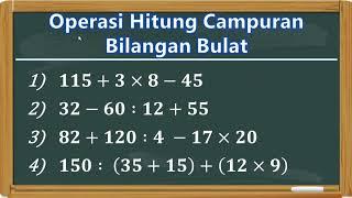 Operasi Hitung Campuran Bilangan Bulat