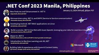 .NET Conf Manila, Philippines 2023 - Full