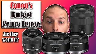 Exploring Canon RF Prime Lenses - 16mm, 35mm, 50mm, and 85mm