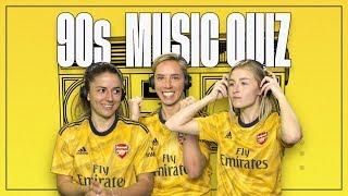 NAME THE TUNE | 90s music quiz with van de Donk, Williamson & Nobbs | Arsenal Women