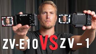 SONY ZV-E10 Vs. ZV-1 || WATCH BEFORE YOU BUY!!