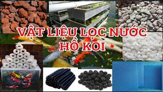 Indispensable filter material for pond KOI