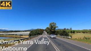 Driving Yarra Valley | Lilydale To Healesville | Melbourne Australia | 4K UHD