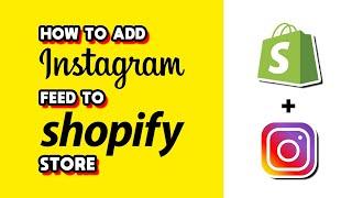 How to Add Instagram Feed to Shopify  (Quick & Easy)