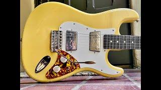 Waterslide Guitars S-Style w/Davoli-Wandre Pickups 'Vintage Cream' Nitro Finish