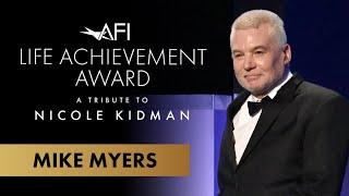 Mike Myers Surprises Nicole Kidman at the 49th AFI Life Achievement Award