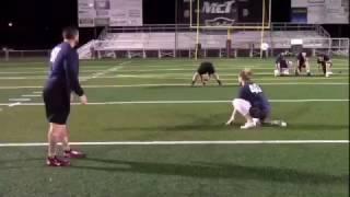 NFL DREAMS-Kevin Van Voris kicking in Mobile, AL in front of NFL Scouts