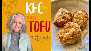 KFC style crispy TOFU with sweet and sour sauce. Vegan friendly made in the air fryer. #veganfood
