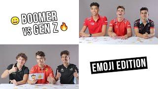  Boomer vs Gen Z  : Emoji edition