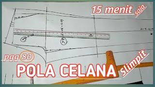 Tutorial pola celana panjang