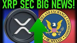 XRP SEC THEY HAVE TO DECIDE SOON!!!