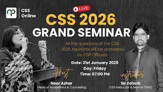 Ace CSS 2026 in 1st AttemptUltimate Game Plan + Free Study Roadmap! Live Grand Seminar ft. Nearpeer