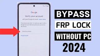 How To Skip Google Account Verification After Reset 2024|Without Coputer