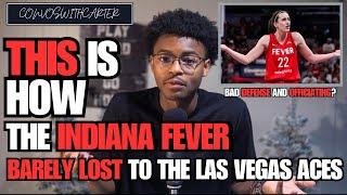 THIS Is How The Indiana Fever BARELY LOST To The Las Vegas Aces