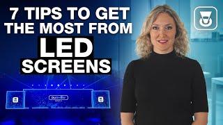 LED SCREENS for Events | 7 Tips