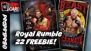 Royal Rumble 22 Freebie plus ladder reward | WWE SuperCard S8 Ep01