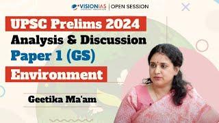 UPSC Prelims 2024 | Analysis & Discussion | Environment