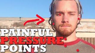 Painful Pressure Points for Fighting | Escape Chokes; Bigger Opponents