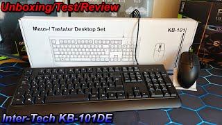 Inter-Tech KB-101DE Tastatur- und Maus-Set - Optimal für Office - Review