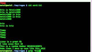 Grep and Regex - BASH - Linux