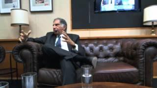 Ratan Tata (Tata Group) interview at Room for Discussion (University of Amsterdam)