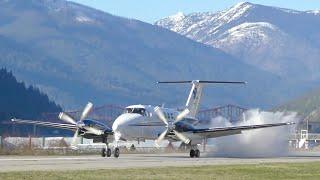 Beechcraft King Air 300 Landing