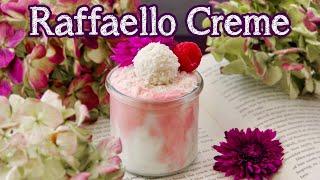 RAFFAELLO CREME with raspberries recipe | dessert in a jar [easy & quick to make] | dessert ideas