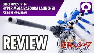 1/144 Hyper Mega Bazooka Launcher for RG Review - Effect Wings Third-Party Gundam Model and Gunpla