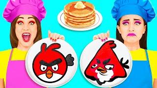 Pancake Art Challenge | Food Battle by PaRaRa