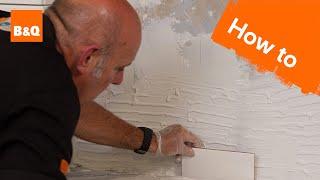 How to tile a kitchen wall