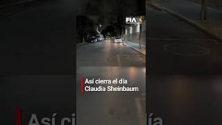 #ClaudiaSheinbaumPresidenta llega a su casa en Tlalpan sin seguridad especial.