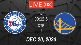 NBA LIVE! Golden State Warriors vs Philadelphia 76ers I December 20, 2024 Warriors vs Sixers Live 2K