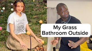 I Require My Guests To Use Grass Bathroom Outside