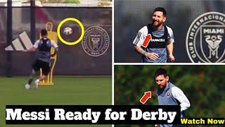 Lionel Messi Amazing Goals at Inter Miami Training Today Ahead of the Florida Derby 