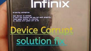 infinix Hot 30 Play dm-verity corruption How To Fix | infinix dm-verity corruption | dm- corruption