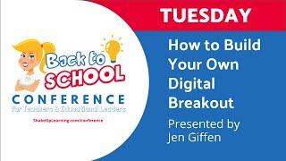 How to Build Your Own Digital Breakout Room (presented by Jen Giffen)