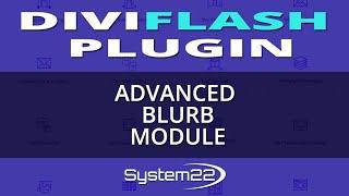 DiviFlash Plugin Advanced Blurb Module 