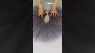 Very Easy Tulle Ballerina Skirt Cutting and Sewing for Baby Girl | Tuğba İşler #shorts