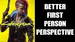 How To Improve PC Cyberpunk 2077 1st Person Perspective View: Immersive First Person Mod By Bonaniki