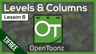 OpenToonz Lesson 6 - Levels and Columns