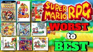 Ranking EVERY Mario RPG WORST to BEST!