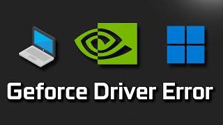 GeForce Game Ready Driver Installation Error on Windows 11/10 FIX [2024]