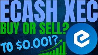 XEC ECASH MAJOR PRICE PUMP! XEC ECASH PRICE PREDICTION & ANALYSIS! XEC CRYPTO PRICE FORECAST 2024