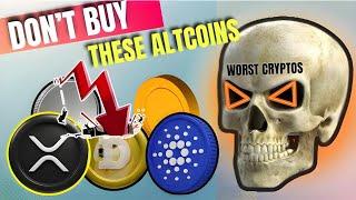 Do not buy these altcoins for the next crypto bull run 2024 - 100x cryptos ?? ( MUST WATCH )