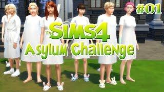 ASYLUM CHALLENGE • #01 - Der Wahnsinn beginnt | Let's Play Die Sims 4