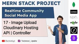 Image Upload With Cloudinary Hosting | Mern Social Media App