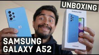 SAMSUNG GALAXY A52: Unboxing y primer encendido